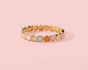 Enamel Stretch Bracelet - Love - Assorted Styles
