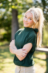 Julie Tie Neck Knit Top