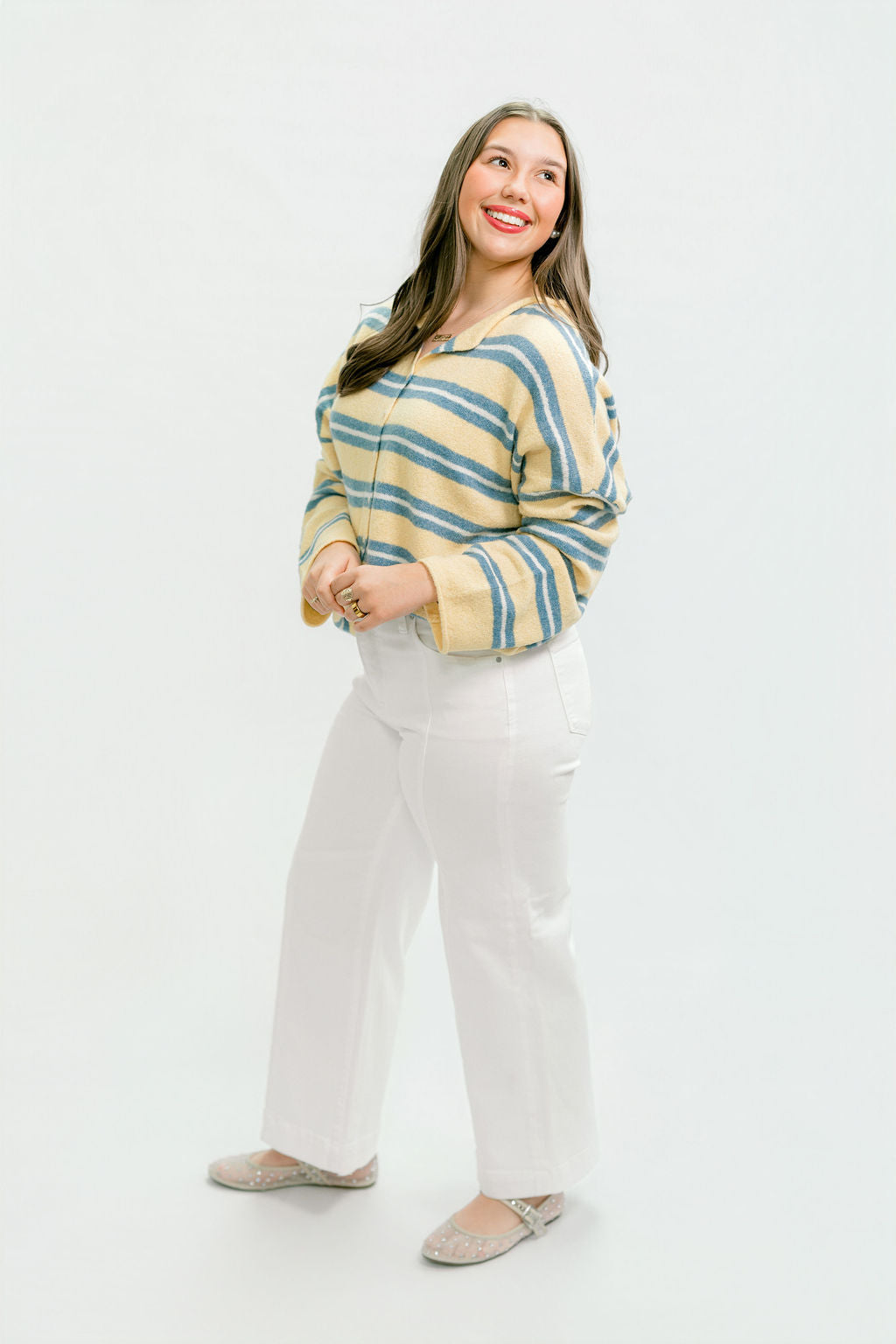 Jesse Striped Cardigan