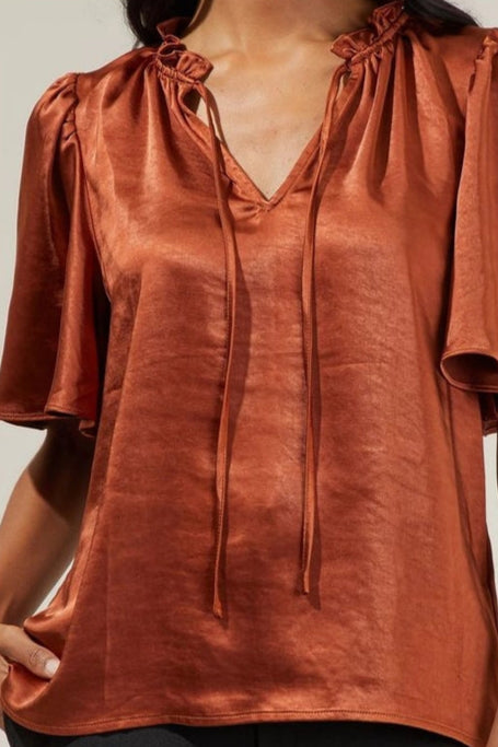 Payson Satin Blouse