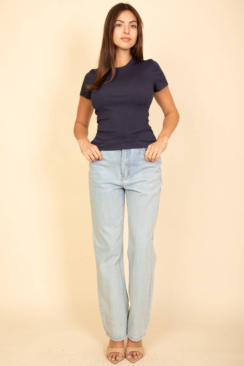 Kelsey Ribbed Top