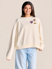 The Repeat Distressed Sweatshirt | LSU