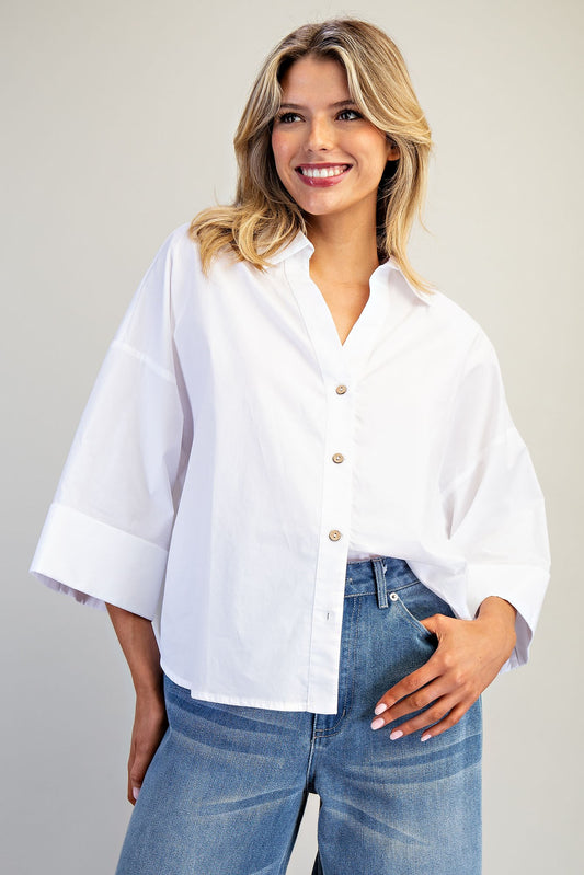 Back Pleat Blouse