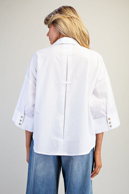 Back Pleat Blouse