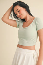 Twist Back Top