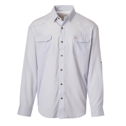 Clouddrift Button Down- Pink/Grey