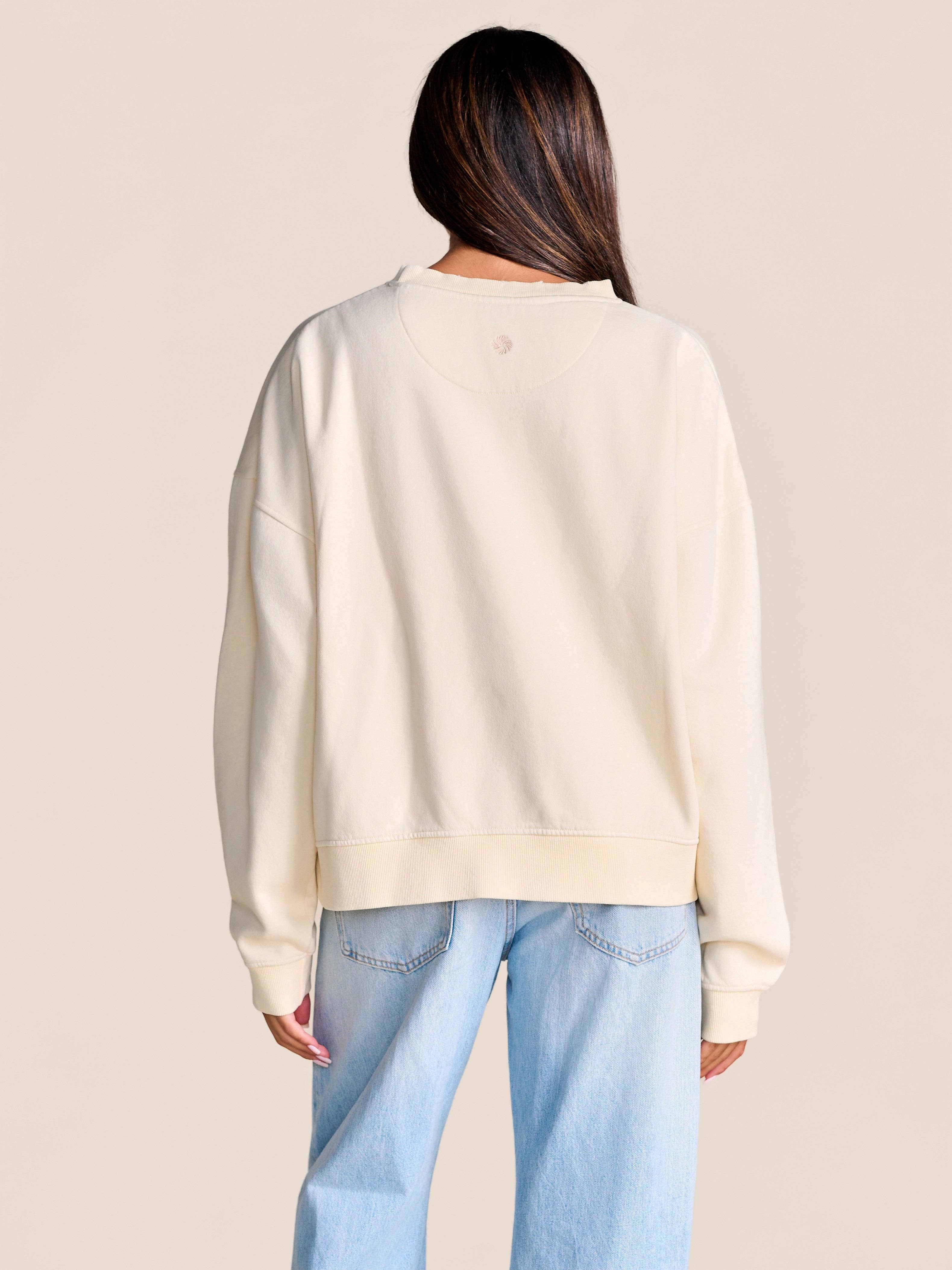 The Repeat Distressed Sweatshirt | LSU
