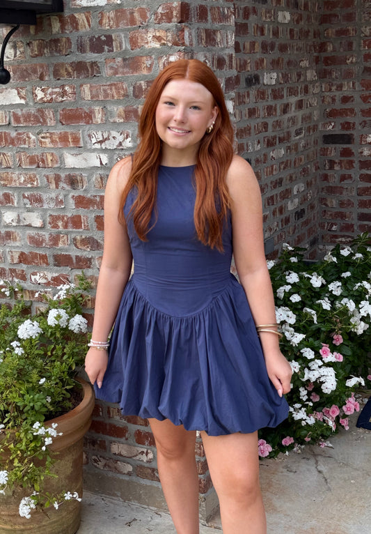 Collins Lace-Up Mini Dress