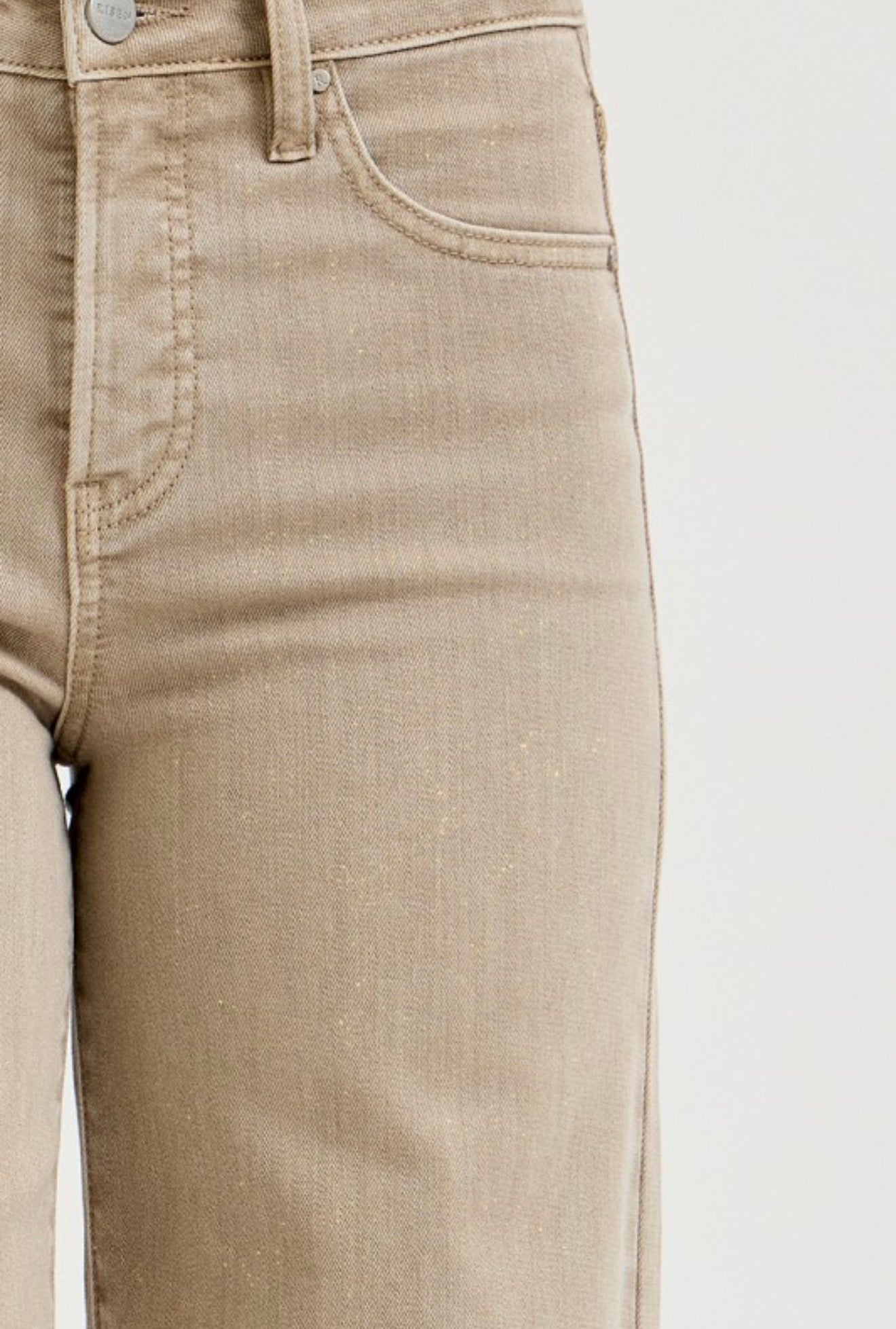 High Rise Lurex Palazzo Pants