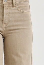 High Rise Lurex Palazzo Pants