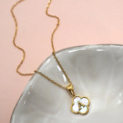 Clover Initial Necklace