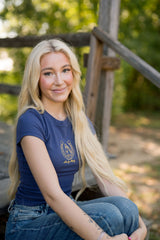 Lucky Baby Horseshoe Graphic Fitted Tee