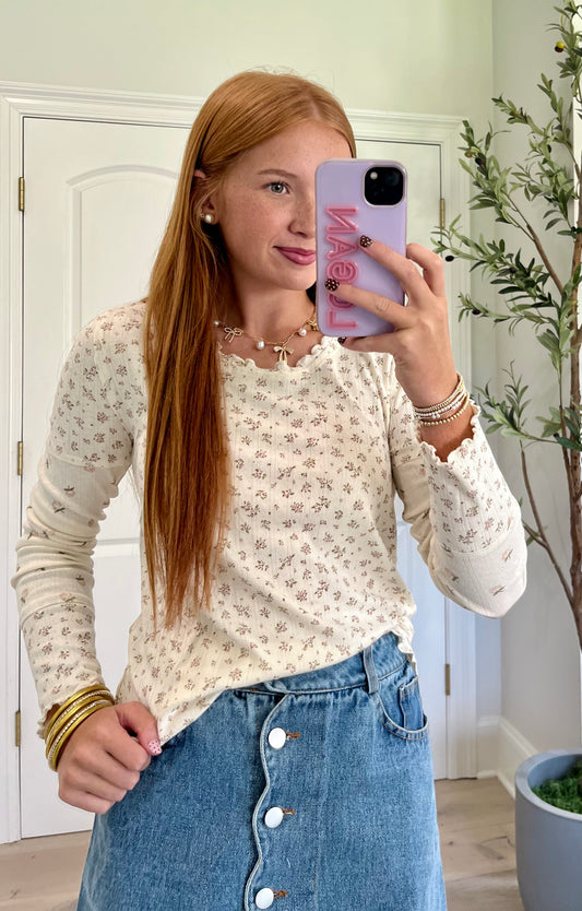 Amy Floral Top