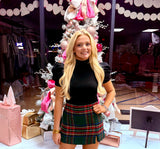 Plaid Skort