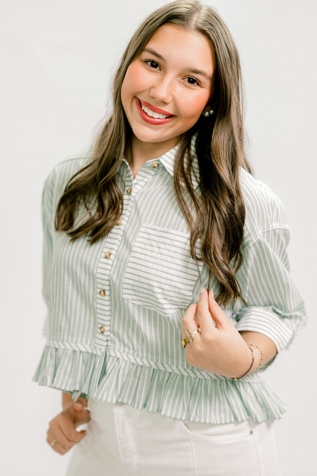Madelyn Button Up