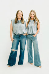 Gena Silk Top