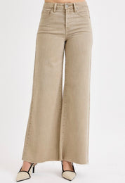 High Rise Lurex Palazzo Pants