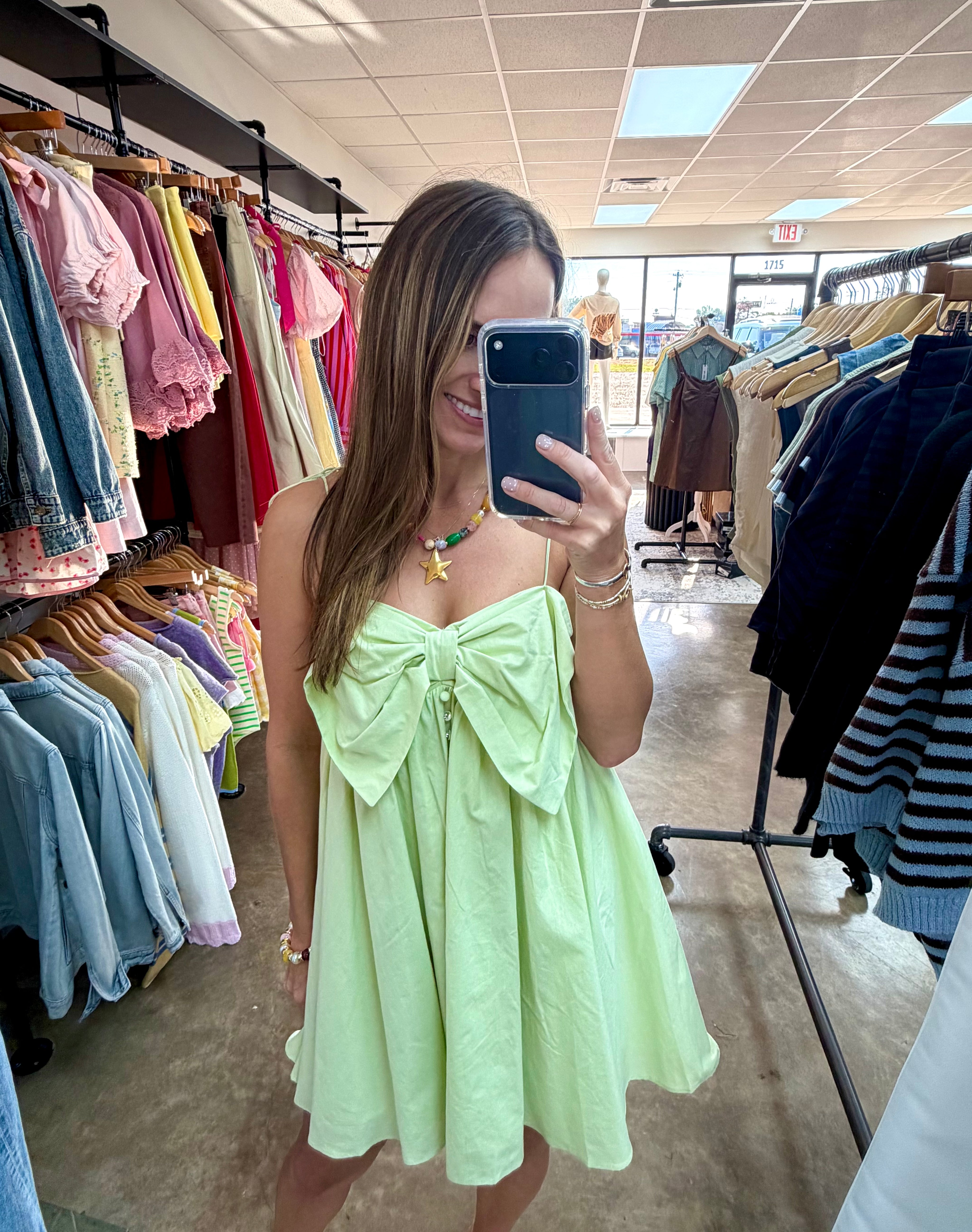 Bow Baby Doll Dress