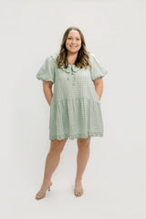 Gingham Babydoll Dress