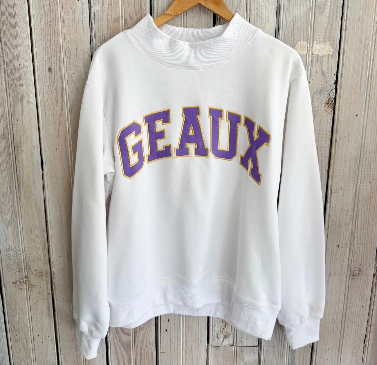 GEAUX Mockneck Sweatshirt