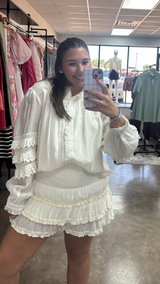 Lace Trim Skort