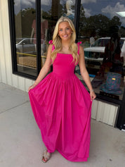 Karina Fuchsia Dress