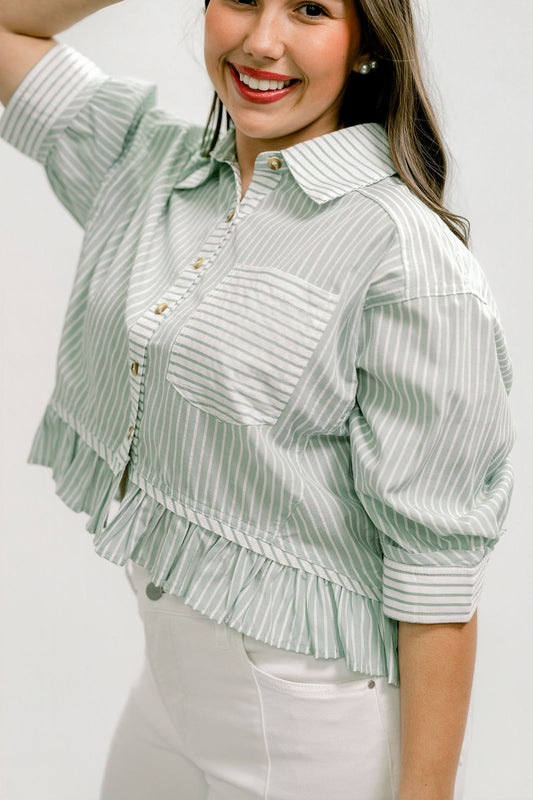 Madelyn Button Up