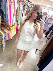 Ivory Tweed Set