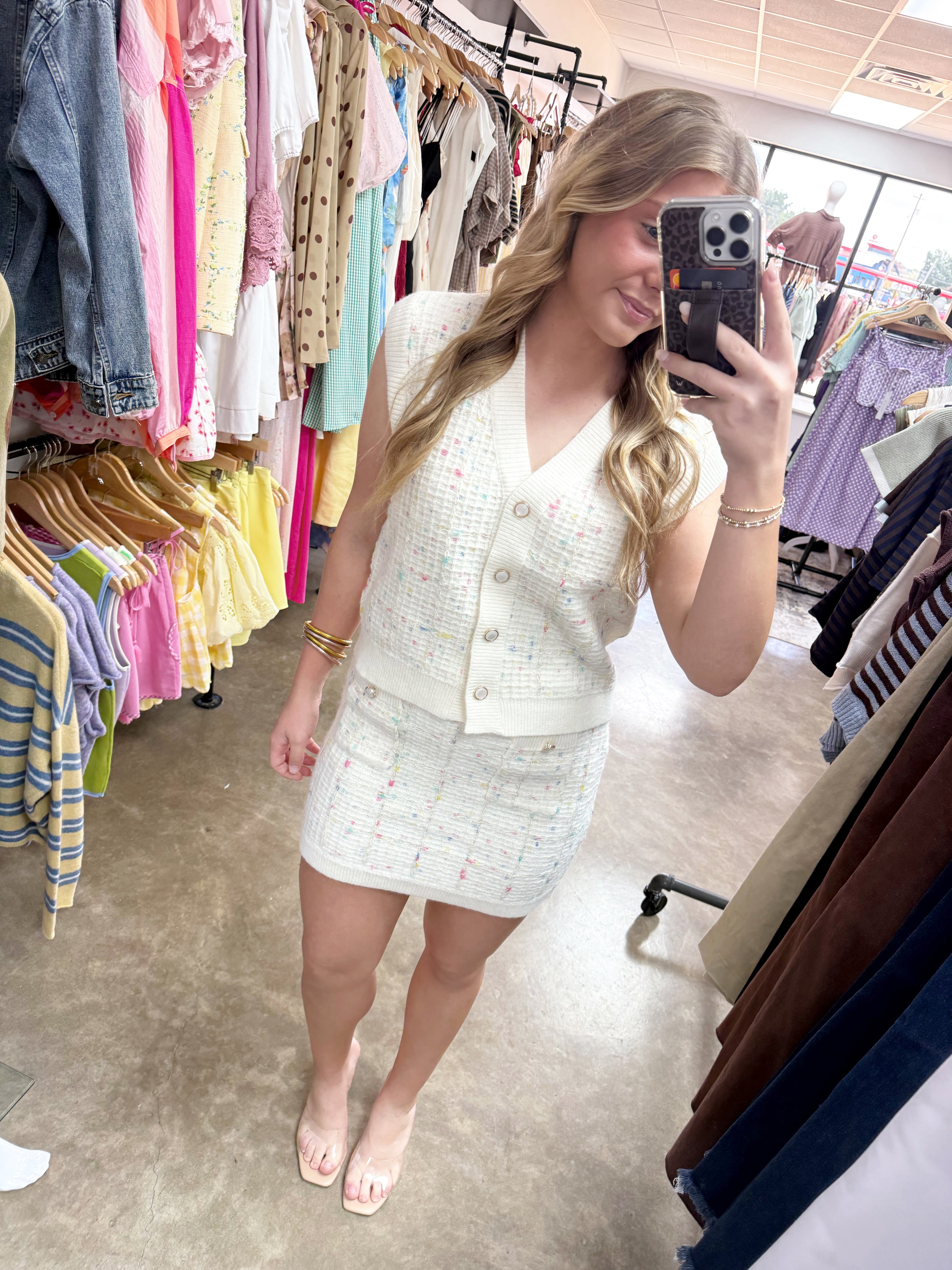 Ivory Tweed Set
