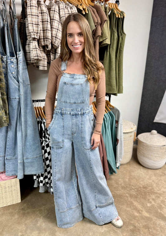 Denim Overalls