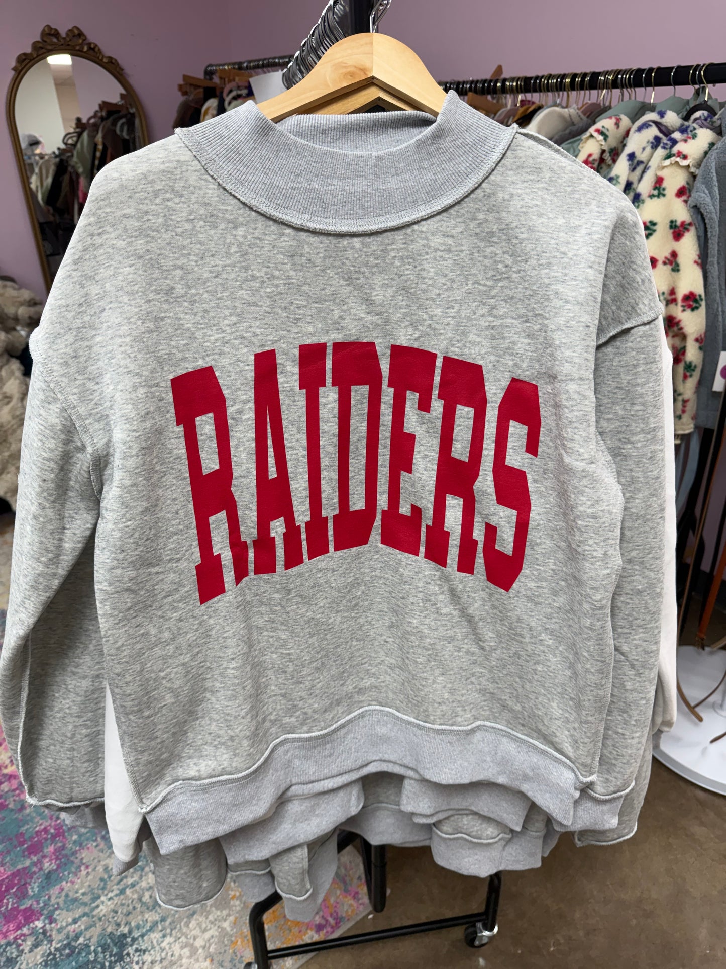 School Mock Neck Sweathshirts