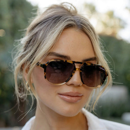 INDIE AVIATOR POLARIZED SUNGLASSES