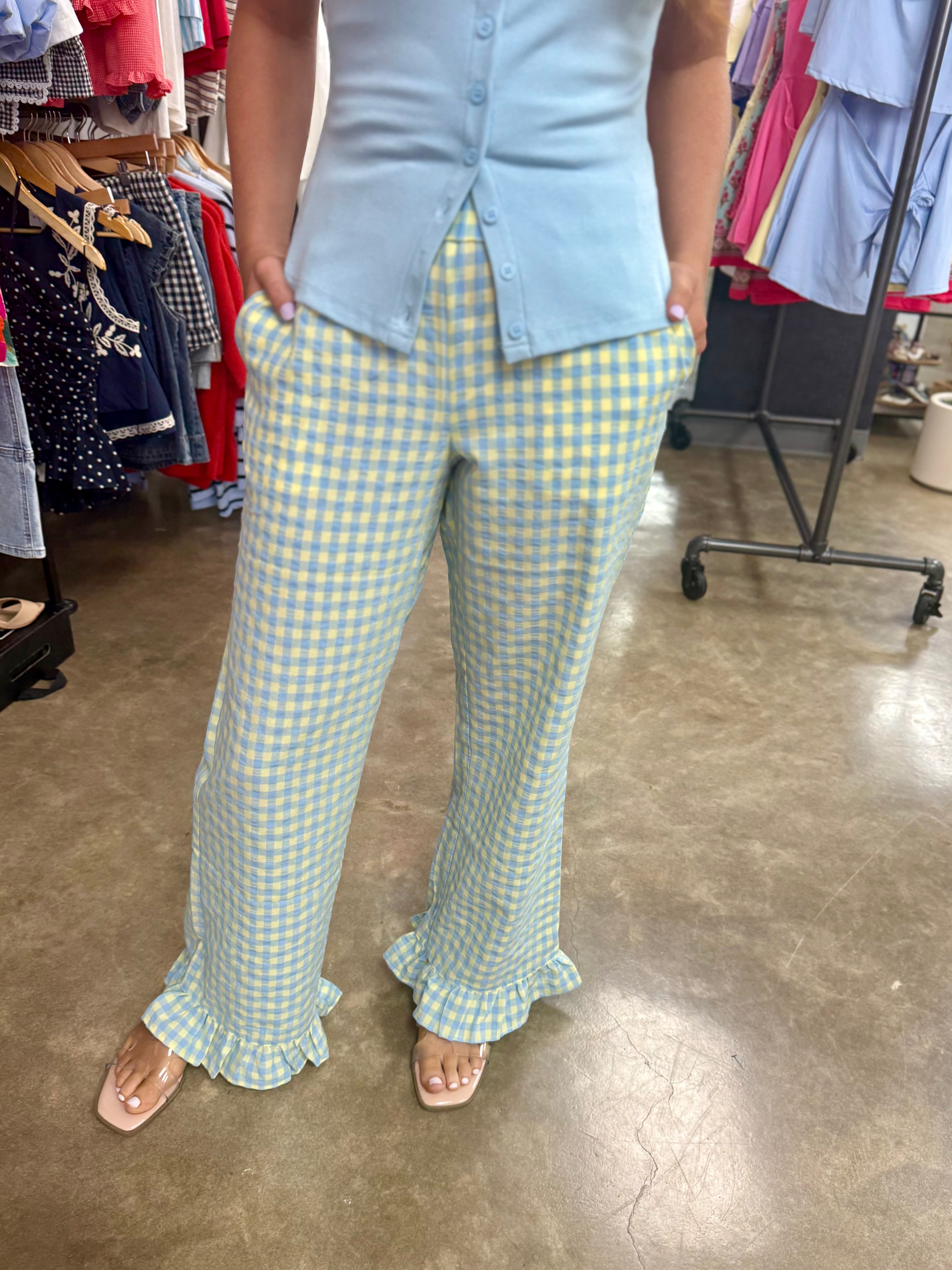 Ryan Gingham Pants