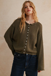 Denni Button Down Cardigan