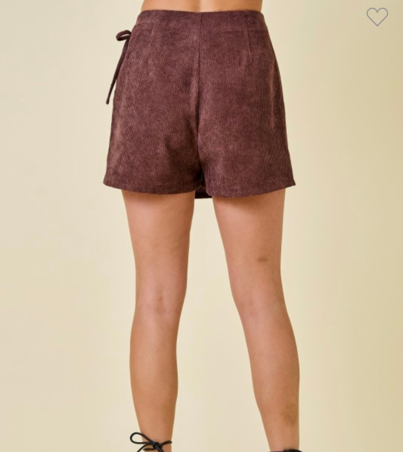 Corduroy Wrap Skort