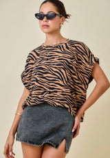 Tiger Print Tee