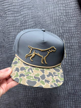 Grey Camo Bill Performance Rope Hat