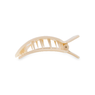 Almond Beige Small Flat Hair Clip