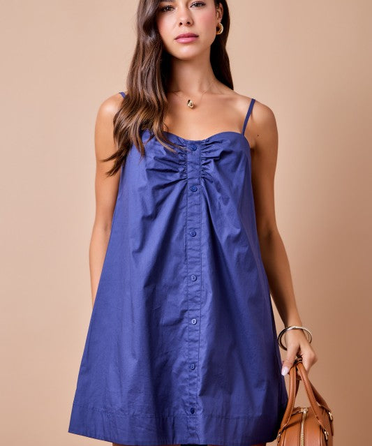 Daisy Poplin Mini Dress