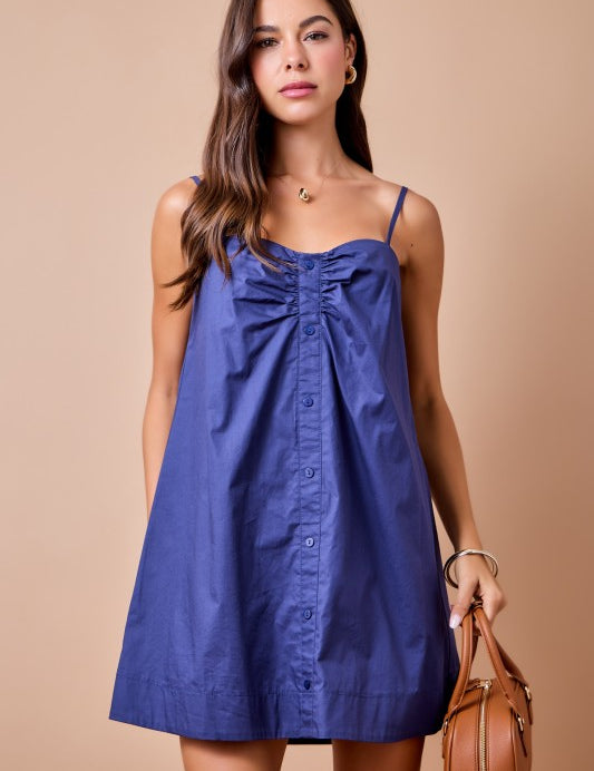 Daisy Poplin Mini Dress