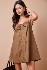 Daisy Poplin Mini Dress