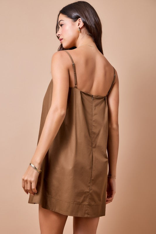 Daisy Poplin Mini Dress