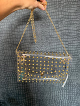 Studded Clear Purse