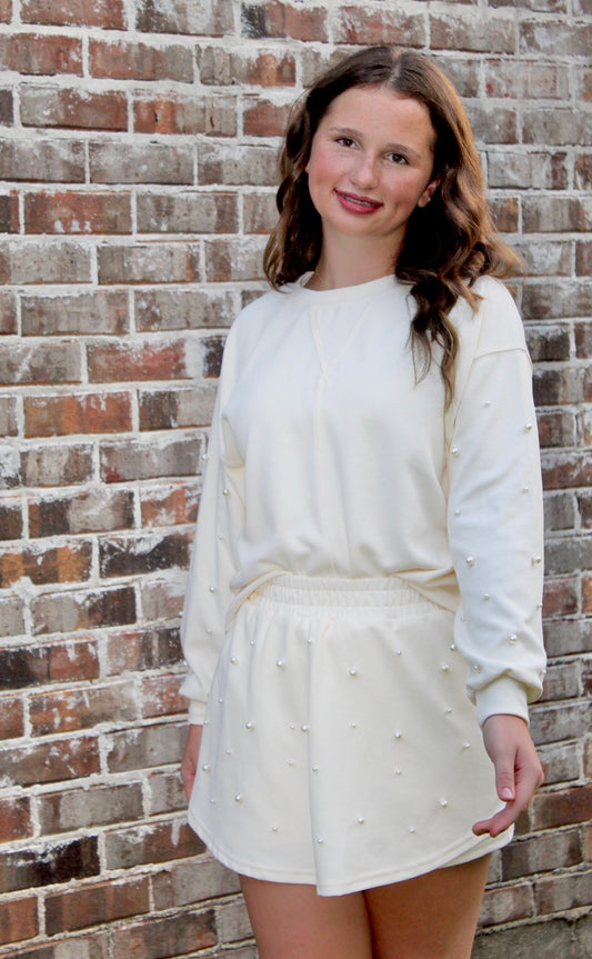 Pearl Heavy Knit Top