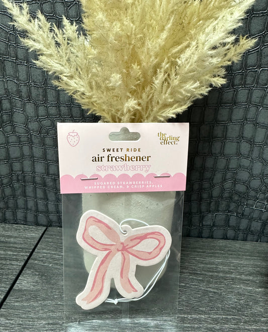 Pink Bow Air Freshner