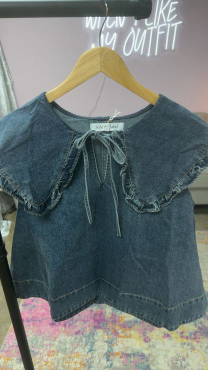 Addison Denim Top