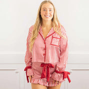 Ruffle Striped Pajamas