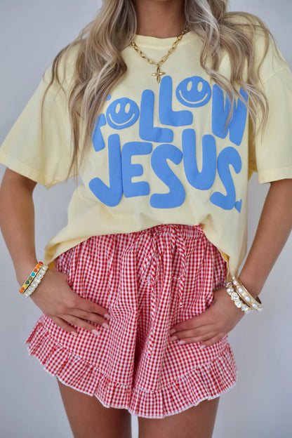 Cherry Ruffle Shorts