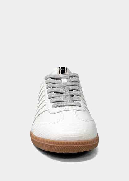 Stevie Sneaker- Bone Lizard