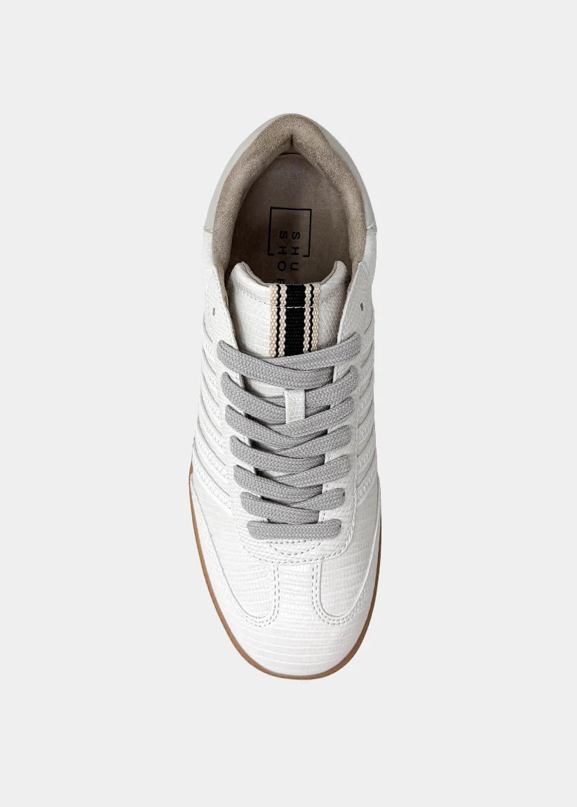Stevie Sneaker- Bone Lizard